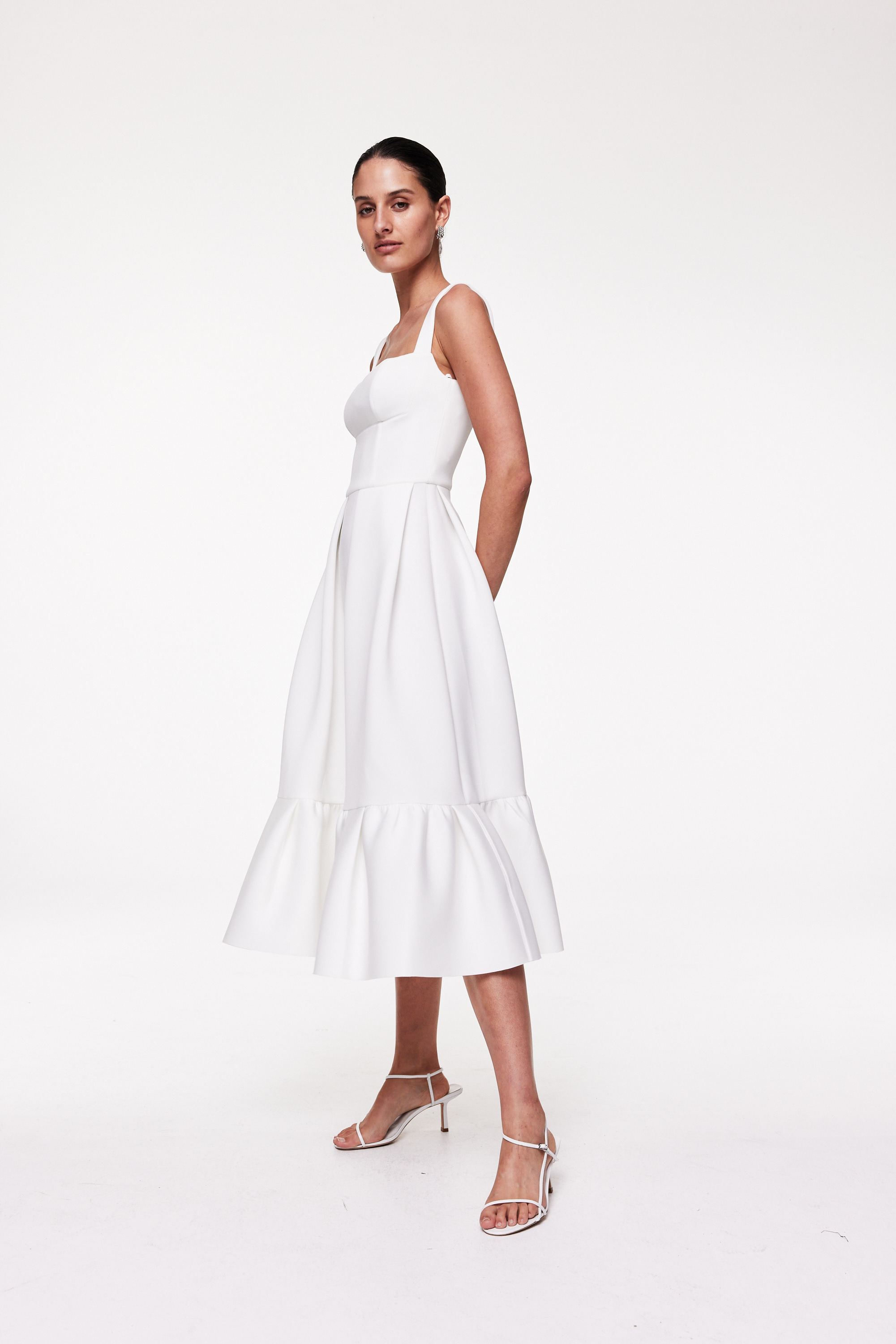 Rachel Gilbert | CORA DRESS - IVORY